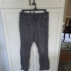 Polo Ralph Lauren Sleepwear Men's Gray Checkered Pants Size S with POCKETS!